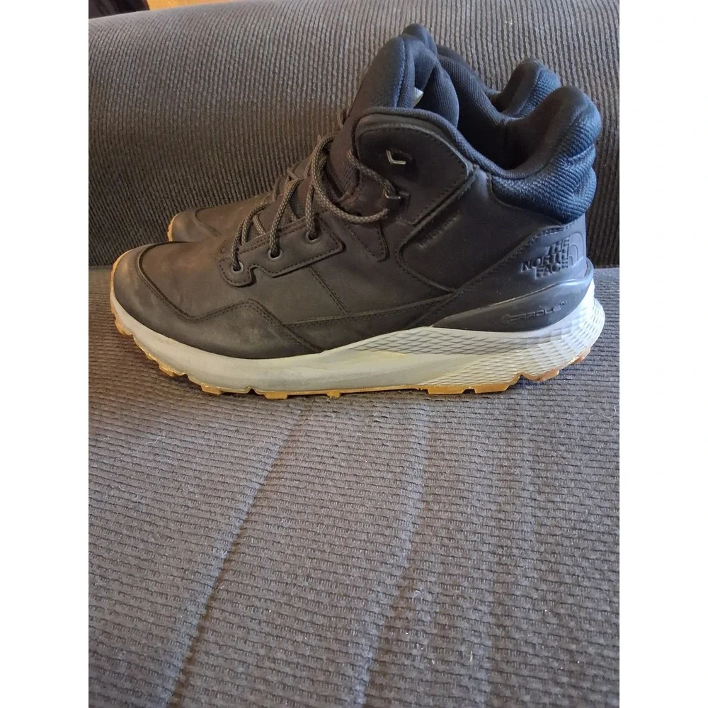 The North Face Larimer Mid Waterproof Boots Mens 13 Black Leather NF0A819J